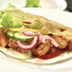 Tortillas mit Pulled Soja und Tomatensalsa