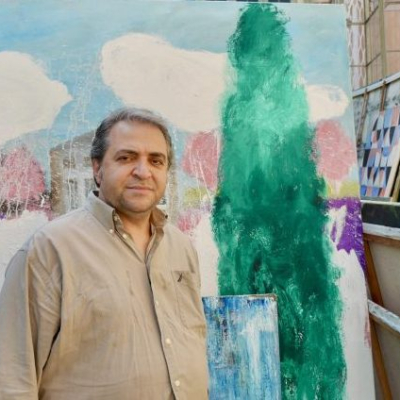 Ibo Altun, Koch & Maler aus Wien. Foto: Elisabeth Fischer